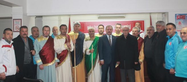 Eshab-ı Kehf Gönül Elçilerinden MHP İl Başkanı Öner'e Ziyaret