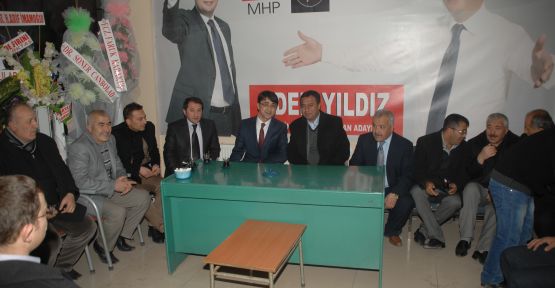 Esnaf Odası’ndan MHP Seçim Bürosuna Ziyaret