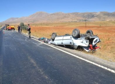 Göksun'da Trafik Kazası: 1 Yaralı
