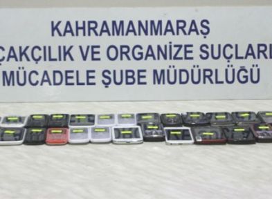 Kahramanmaraş'ta Kaçak Cep Telefonu Operasyonu