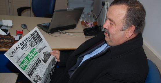 MHP Afşin İlçe Başkanı Taşkale Gazetemizi Ziyaret Etti