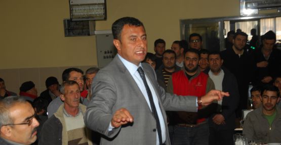 MHP Belediye Başkan Adayı Yıldız, Termik Santralinde İşçilerle Bir Araya Geldi