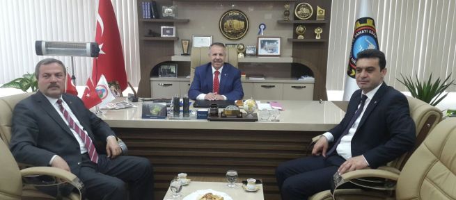  MHP İl Başkanı Öner'den ATSO'ya ziyaret
