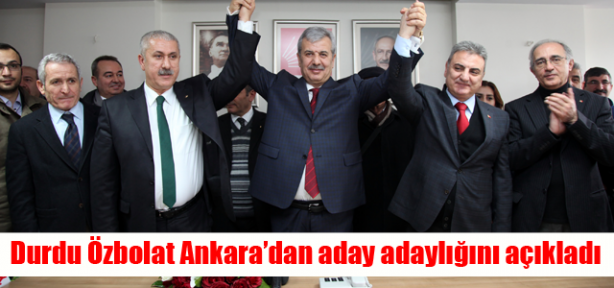  Özbolat, CHP'den Ankara 1. Bölge aday adaylığını açıkladı