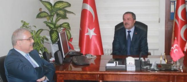  Vali Güvençer, MHP İl Başkanı Öner’i Ziyaret Etti